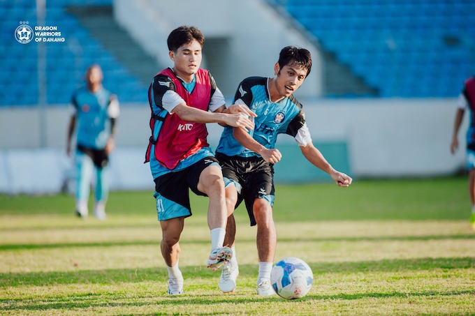 Do vừa quay lại V.League nên SHB Đà Nẵng đã chuẩn bị khá kỹ cho mùa giải mới. Ảnh: ĐNFC